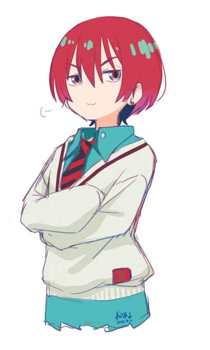 れつまるさんが好きそうな顔のマチュらくがき 