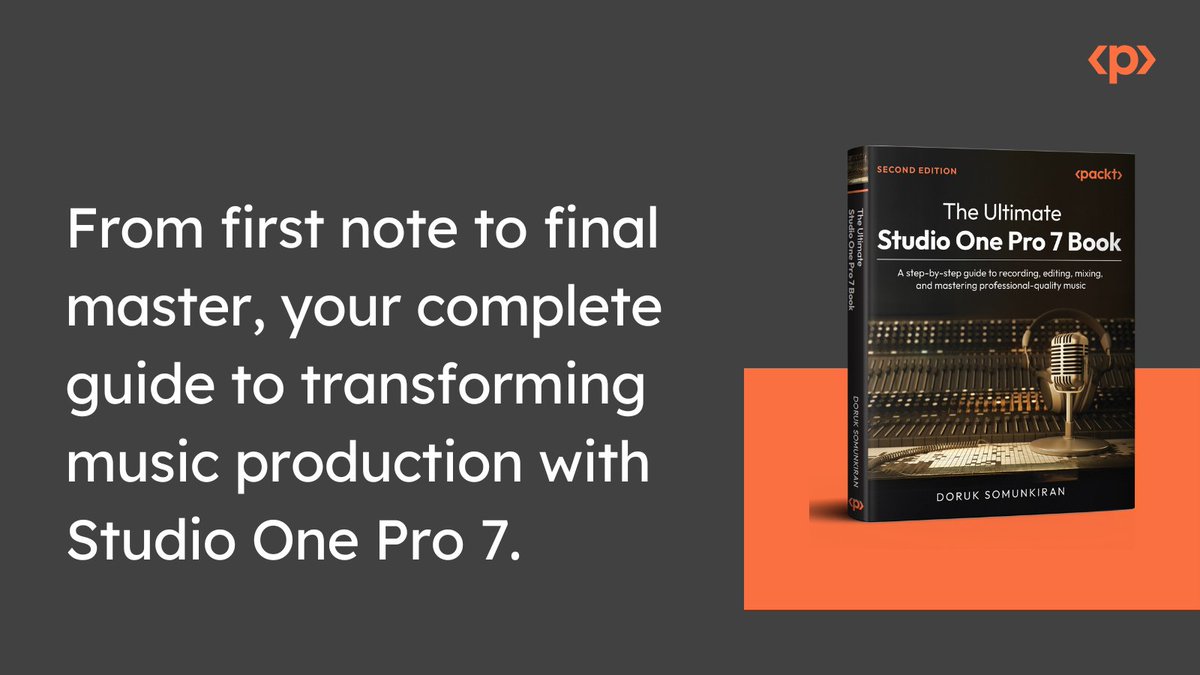 What if you had a blueprint for Studio One Pro 7?

That’s exactly what The Ultimate Studio One Pro 7 Book offers, and the wait is almost over!

Pre-order your copy now on Amazon:
amazon.com/dp/1836200978/

Let’s get the word out and tag someone who needs this book.

#presonus