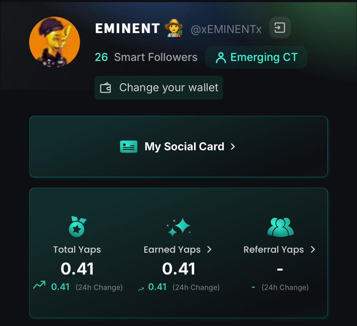 Started my yapping journey today and have earned .41 yaps 🔥

Who needs smart followers ?? 

Comment <a href="/TheoriqAI/">Theoriq</a> 🫴 and I’ll give you a follow.

Retweet and engage.