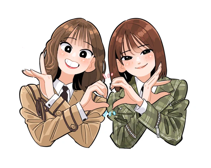 とみすずとこんなぎ #富田鈴花 #小島凪紗