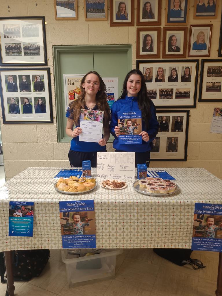 Great work by Aoibheann and Aleesha who organised a very successful Bake Sale in aid of Make a Wish Ireland. <a href="/MakeAWish_ie/">Make-A-Wish Ireland</a> @makeawish_ie <a href="/CeistTrust/">CEIST</a>