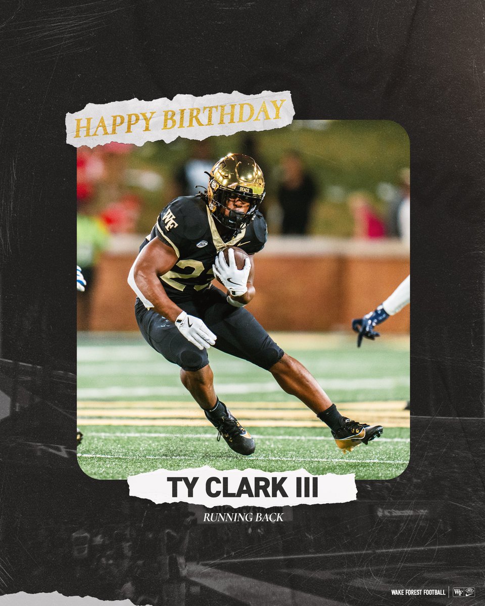 Happy birthday, <a href="/TyClarkIII/">Ty Clark III</a> 🎉