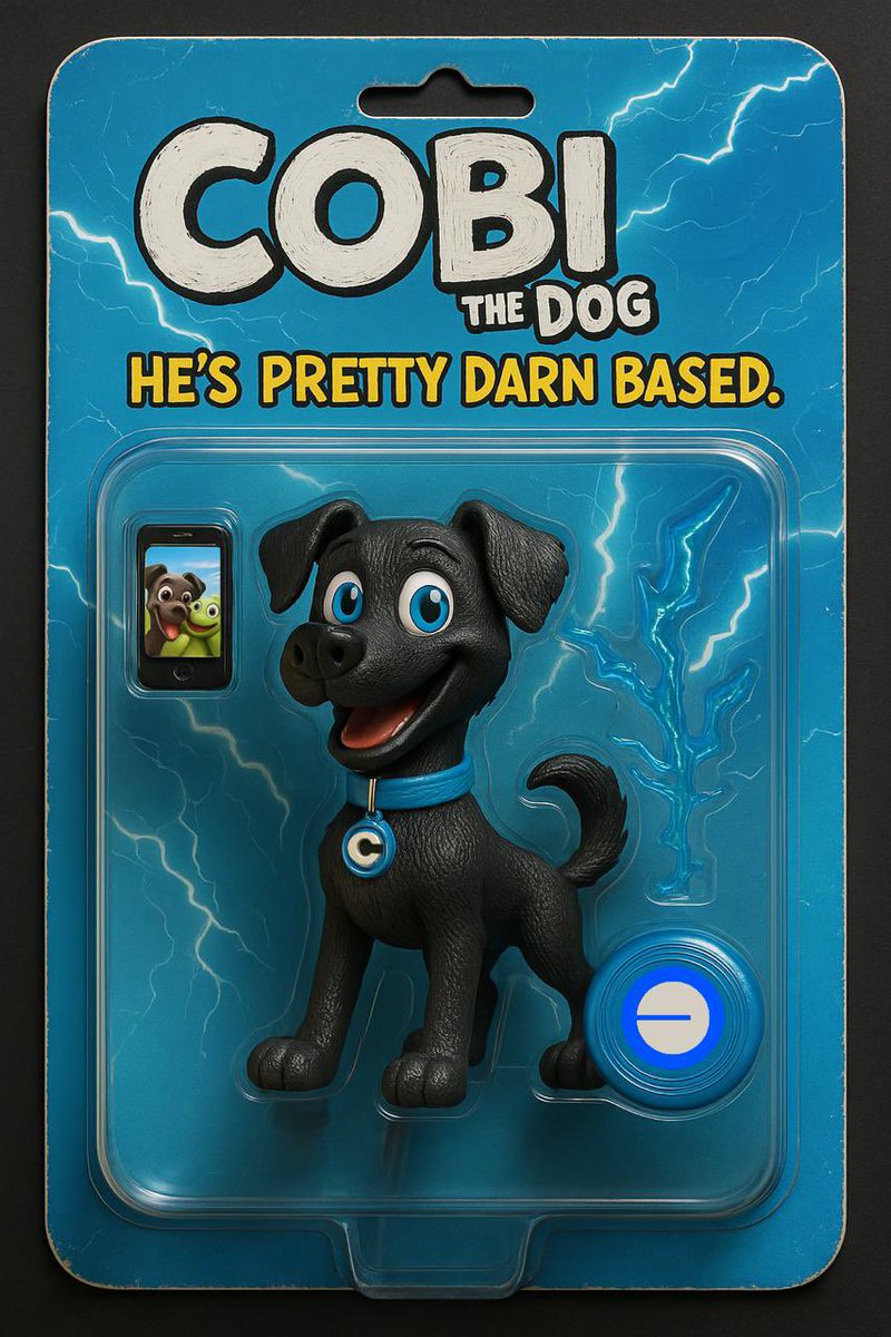 G'woof! 🐶🔵

Cobi went to the toy store this morning, picked up a model figure of himself. 

He thought it was cool 😎