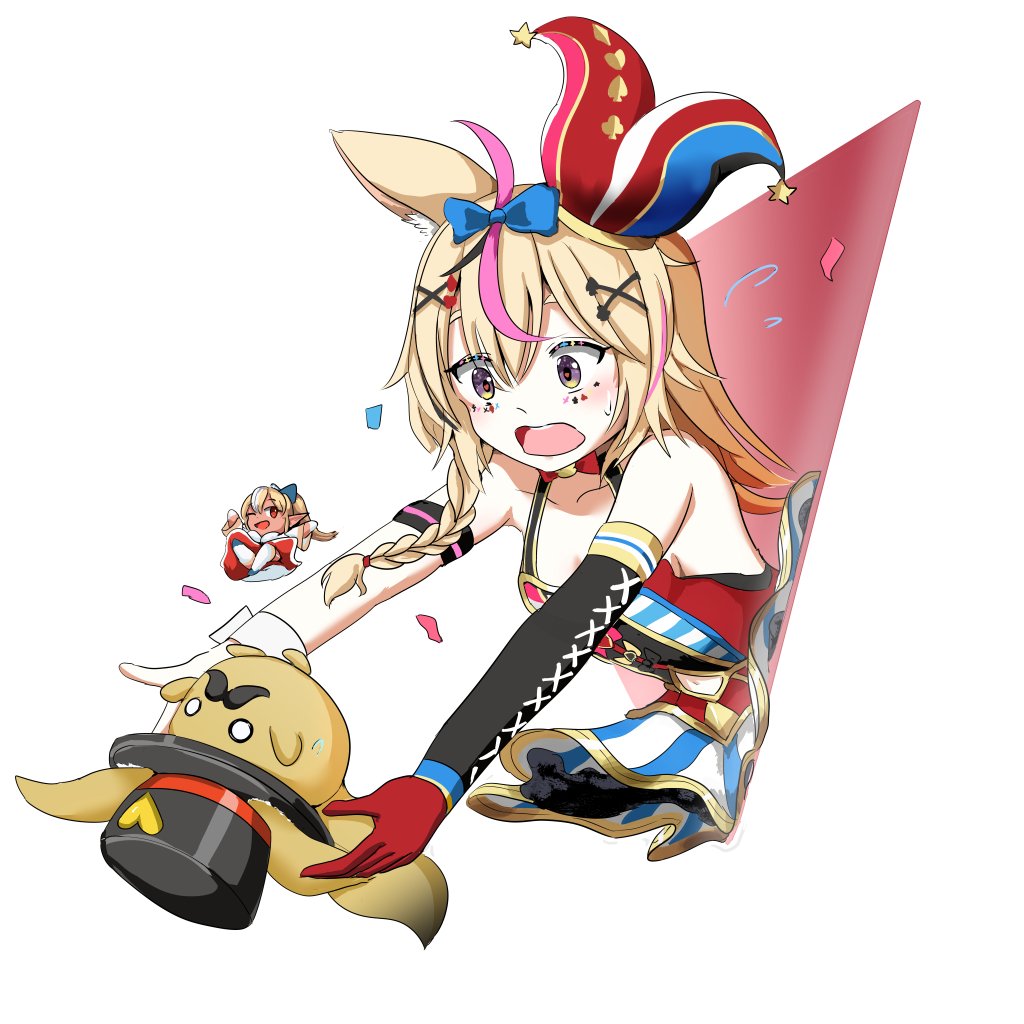 桃鈴ねね 「こんばんは、桃鈴ねね様。月末のイラスト募集のご案内を拝見しましたので、こちらにい」|オニタン(歐尼)@ホロ漫画pixiv連載中のイラスト