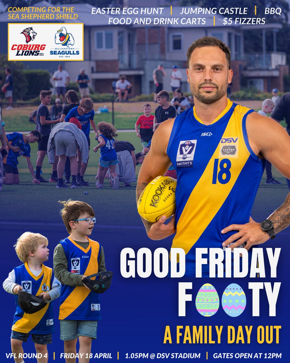 Will we get the chocolates this Good Friday? 🍫🐰

Hop down for lunch at the footy and find out! The kids will have a blast with a half-time Easter egg hunt, a visit from Speccie, and plenty of jumping castle fun!

Beat the queues and grab your tickets online now: