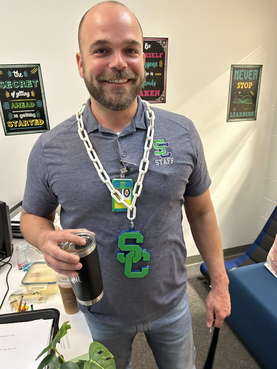 Happy day 5 of Assistant Principal appreciation week! Your hard work, dedication, and support doesn’t go unnoticed! We hope you’ve had a great week and enjoy your new hardware!
<a href="/StCharlesHS/">St Charles High School</a> @ccpsvpjm