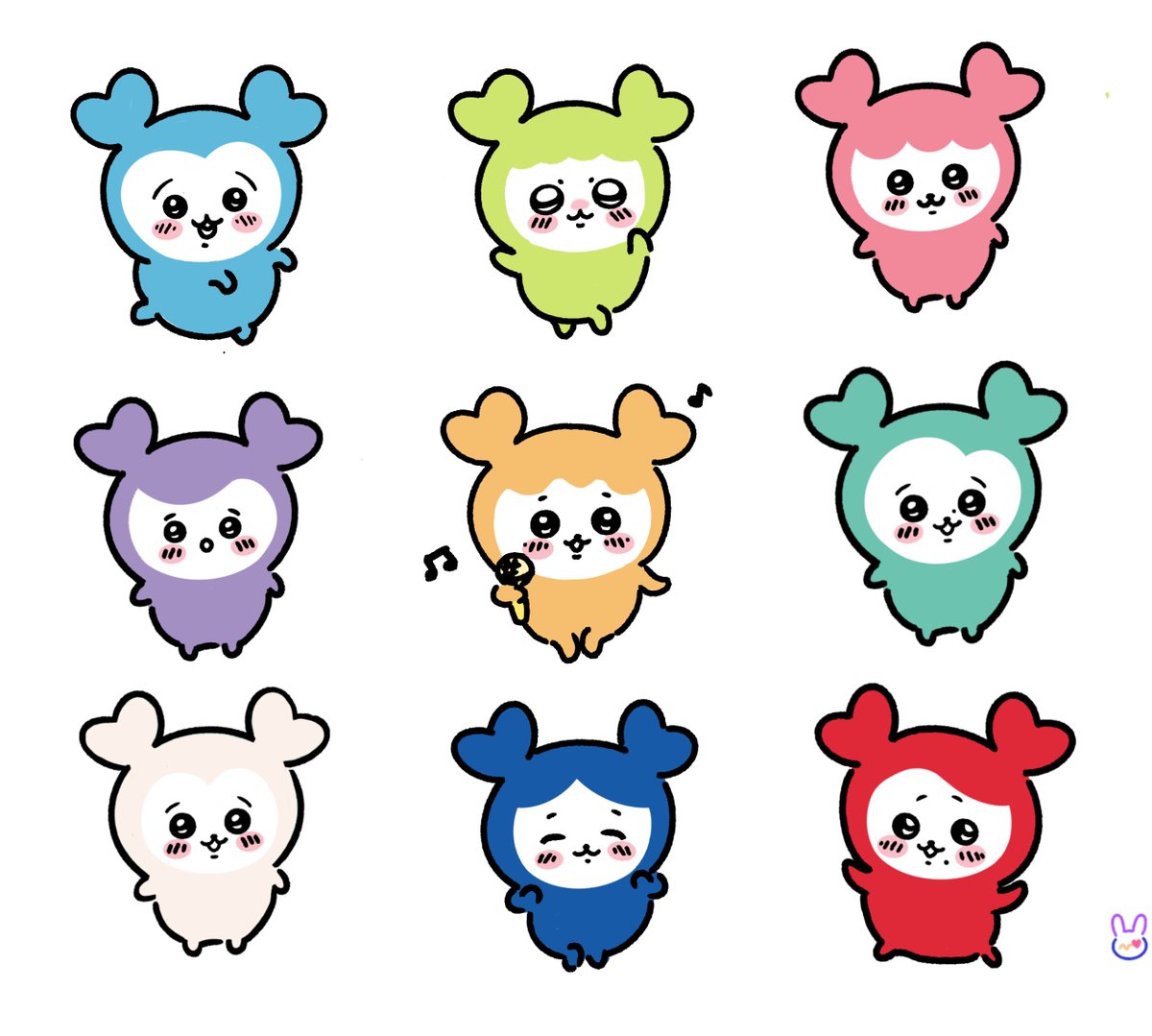 signalsatzu's tweet photo. chiikawa universe lovelys https://t.co/9EtEV5Ph5Z