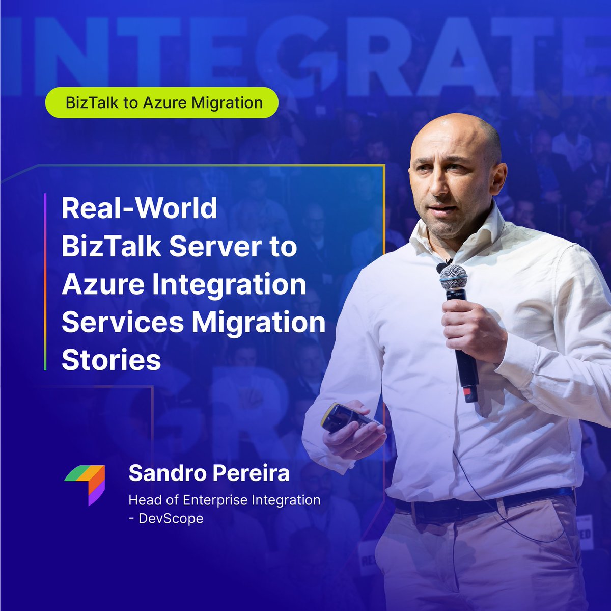 BizTalk user? Modernize your integration at INTEGRATE 2025! 
Microsoft &amp; Sandro Pereira ("Escape the Legacy Trap") share Azure Integration Services migration insights, real stories &amp; tips. 
Register now (early bird offer!): lnkd.in/gRA5smgG 
#Azure #AIS #BizTalk #Migration