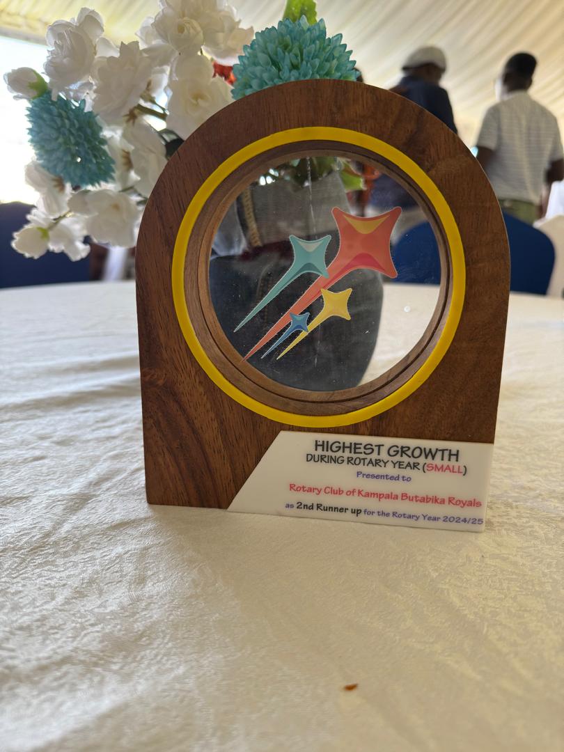 ButabikaRoyals's tweet photo. Proud moment!
We are thrilled  to be  recognized as 2nd Runner Up – Highest Growth during the Rotary Year 2024/25 at the #100ThDISCON Awards.

A huge thank you to our vibrant and dedicated members — this one’s for you! https://t.co/kurBUh3ZZM