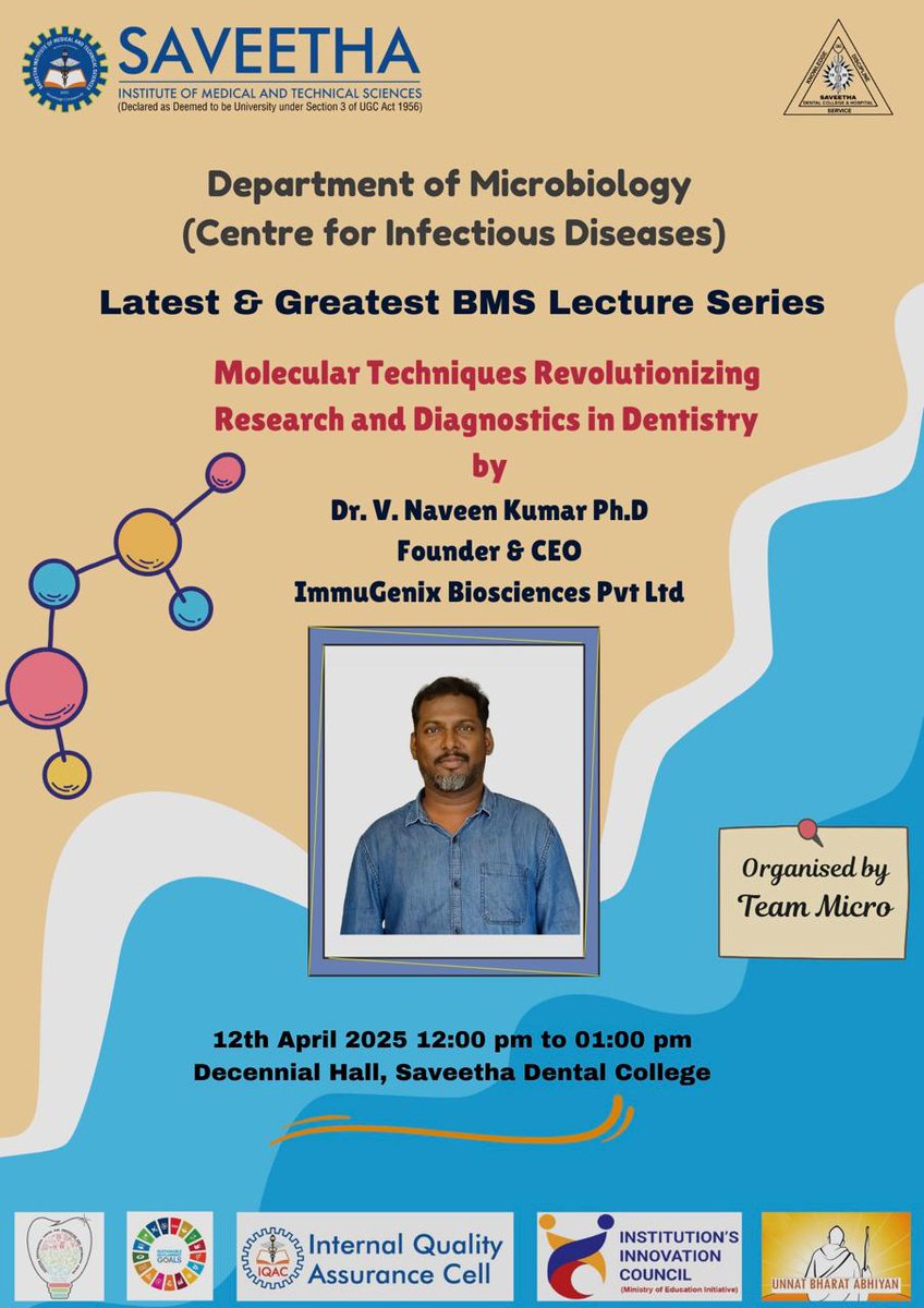 Latest and Greatest Lecture Series at SDC <a href="/DentalSaveetha/">Saveetha Dental College Official</a> <a href="/SIMATS2/">SIMATS</a>