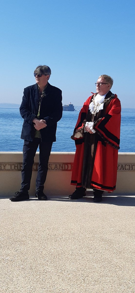 Simon Armitage opens his The theatre of the sea poem at Southsea Castle.