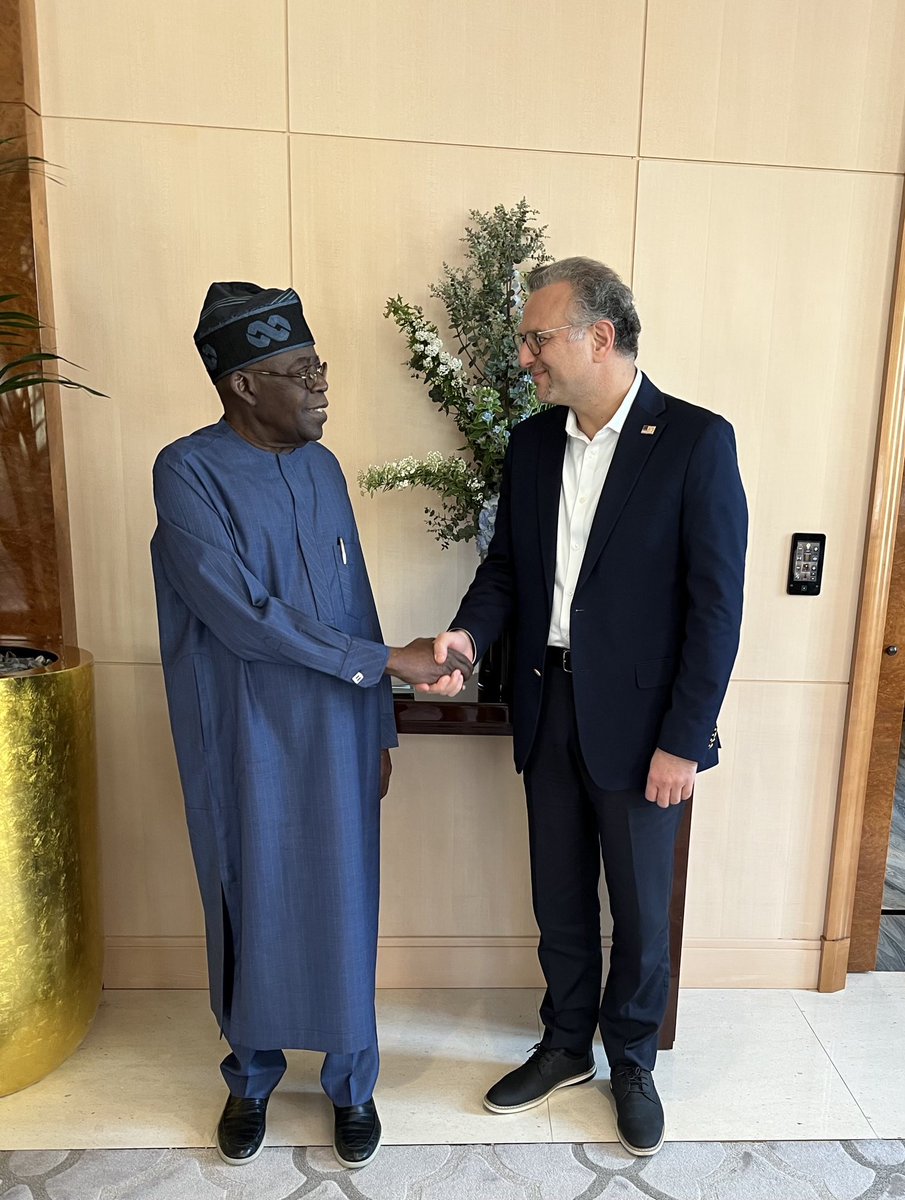 State Department Senior Advisor for Africa Massad Boulos met with President Tinubu on Thursday to discuss regional security including working together with partners to build a durable peace in eastern DRC. They also discussed expanding opportunities for economic cooperation