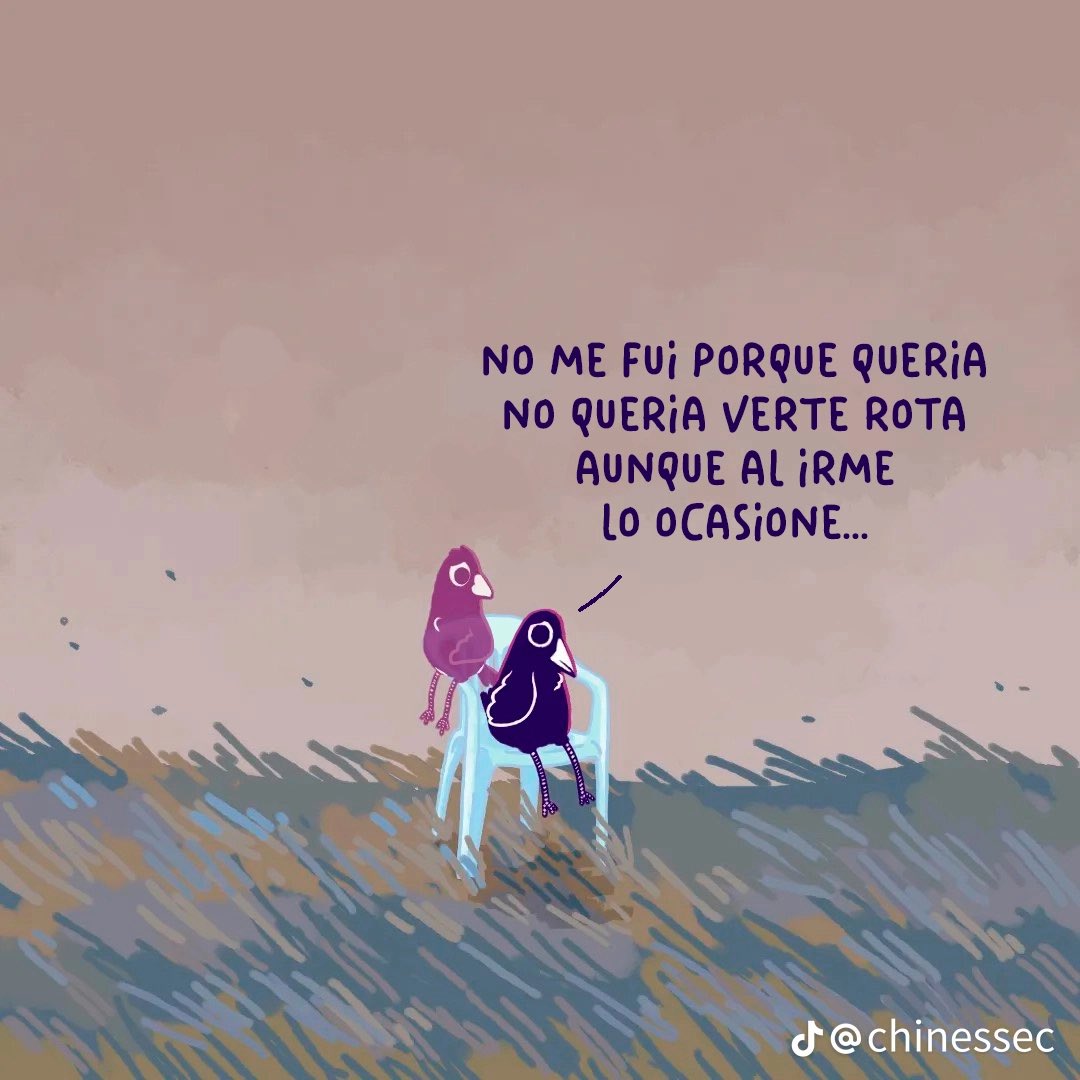 Este pájaro va a dañarme la vida