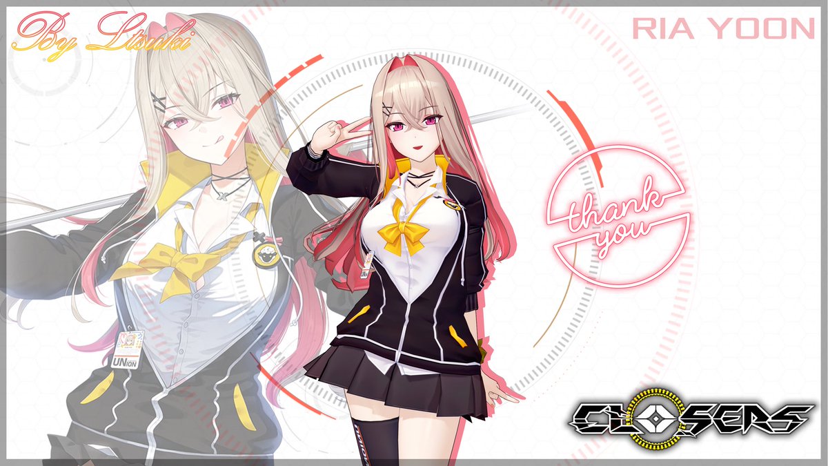 Ltsuki12's tweet image. 클로저스 クローザーズ CLOSERS Ria Yoon (윤리아)
#클로저스 #クローザーズ #CLOSERS #コイカツ #koikatsu #RiaYoon #윤리아 #3d #Commission