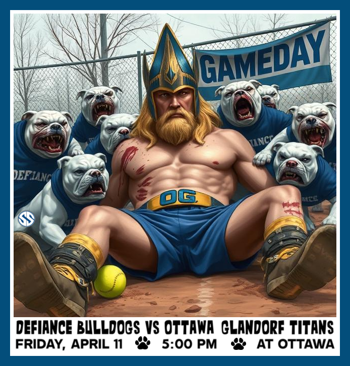 SusanSweet44's tweet photo. At last! A sunny day for softball! Now go take a bite out of the Titans, Lady Bulldogs! Time to get back on the winning track. Woof!🐾#GoLadyDawgs #BeatOG @DefianceSBall https://t.co/XPox0CWbD0