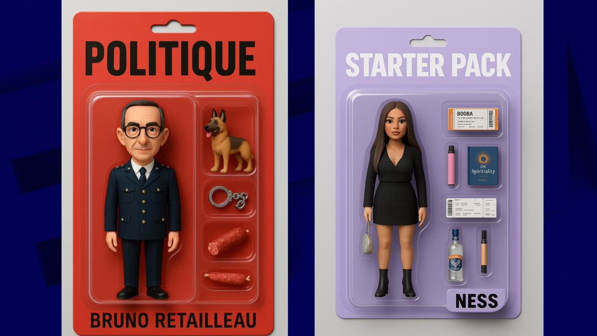 "Starter pack": c'est quoi ces images générées par IA qui envahissent les réseaux sociaux et inquiètent les dessinateurs.

Concrètement, il s'agit d'images générées par intelligence artificielle censées représenter une personne sous forme de figurine, avec quelques accessoires