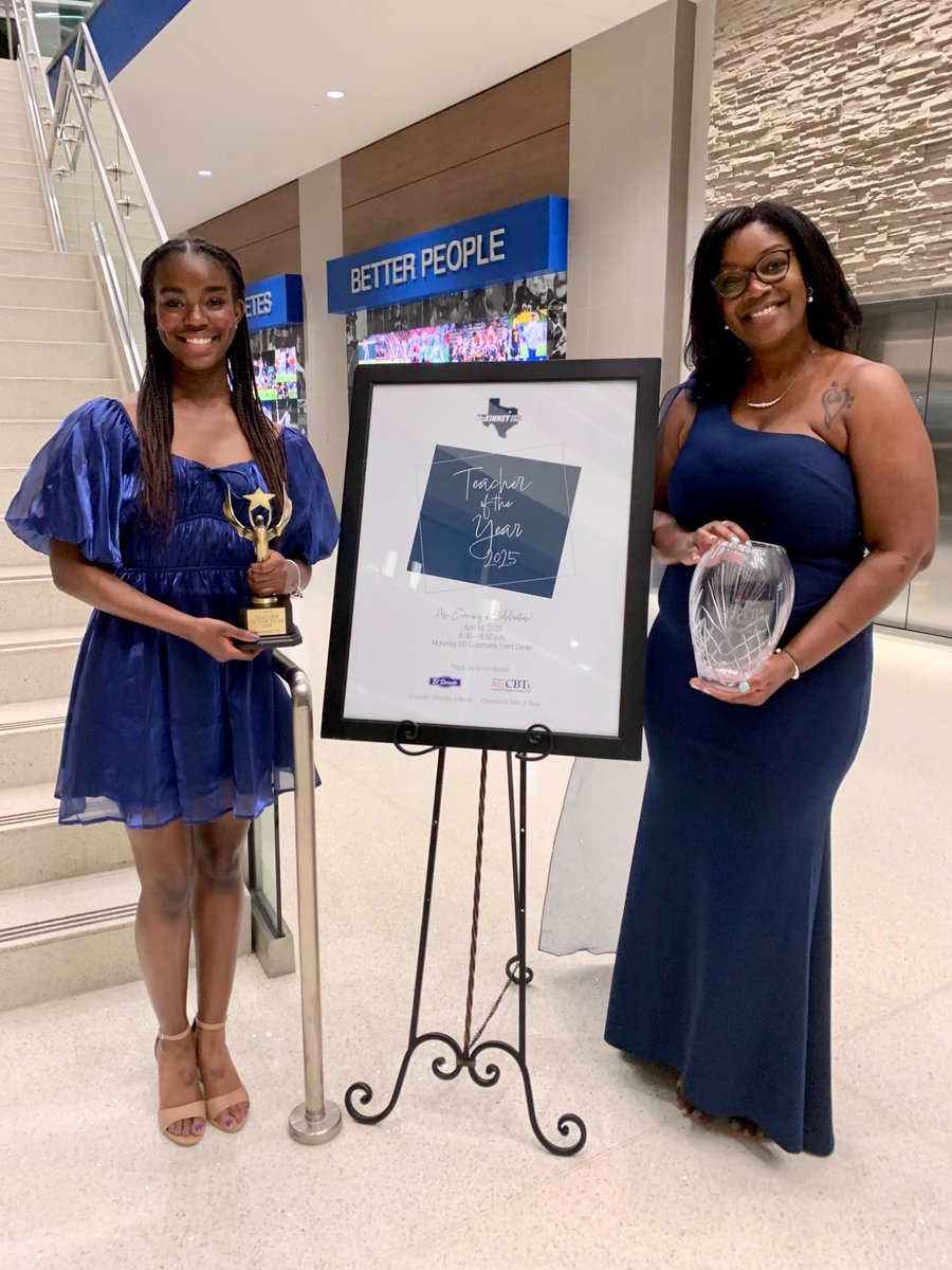 We choose McKinney.💙 

Congratulations to the incredible 2025 Teachers of the Year. The room last night was filled with warmth, love, and pure excellence.✨