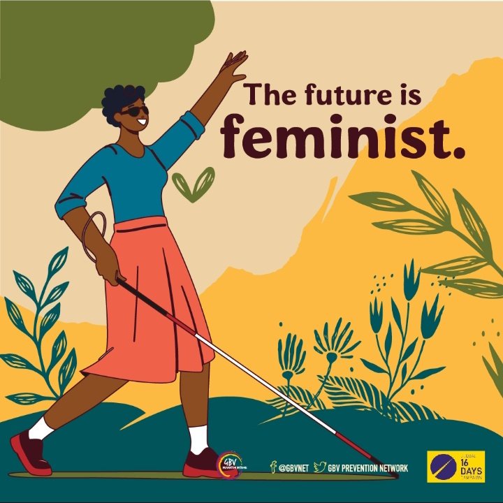 GBVnet's tweet photo. Feminist futures are just, inclusive, accessible and safe societies for all. As we work to end violence, it is important for us to focus on creating the world we want to live in, living free and just lives. #EndVAWG #FeministFutures https://t.co/bw97HZJd6Z