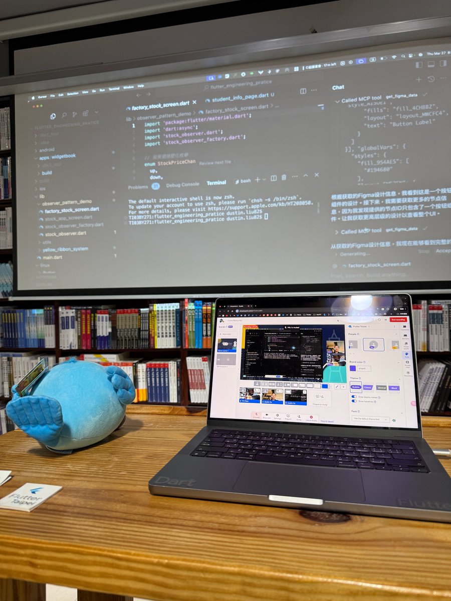 yiichenhi's tweet image. @FlutterTaipei Meetup #22 on 27 March 2025

1. James - Building an E-commerce Platform with Flutter &amp;amp; Firebase: HELPnBUY
2. Dorara - Collaborating with AI to Code: Vibe Coding
3. Dustin - Let Cursor Build Your UI Components

linktr.ee/flutter.taipei

#flutter