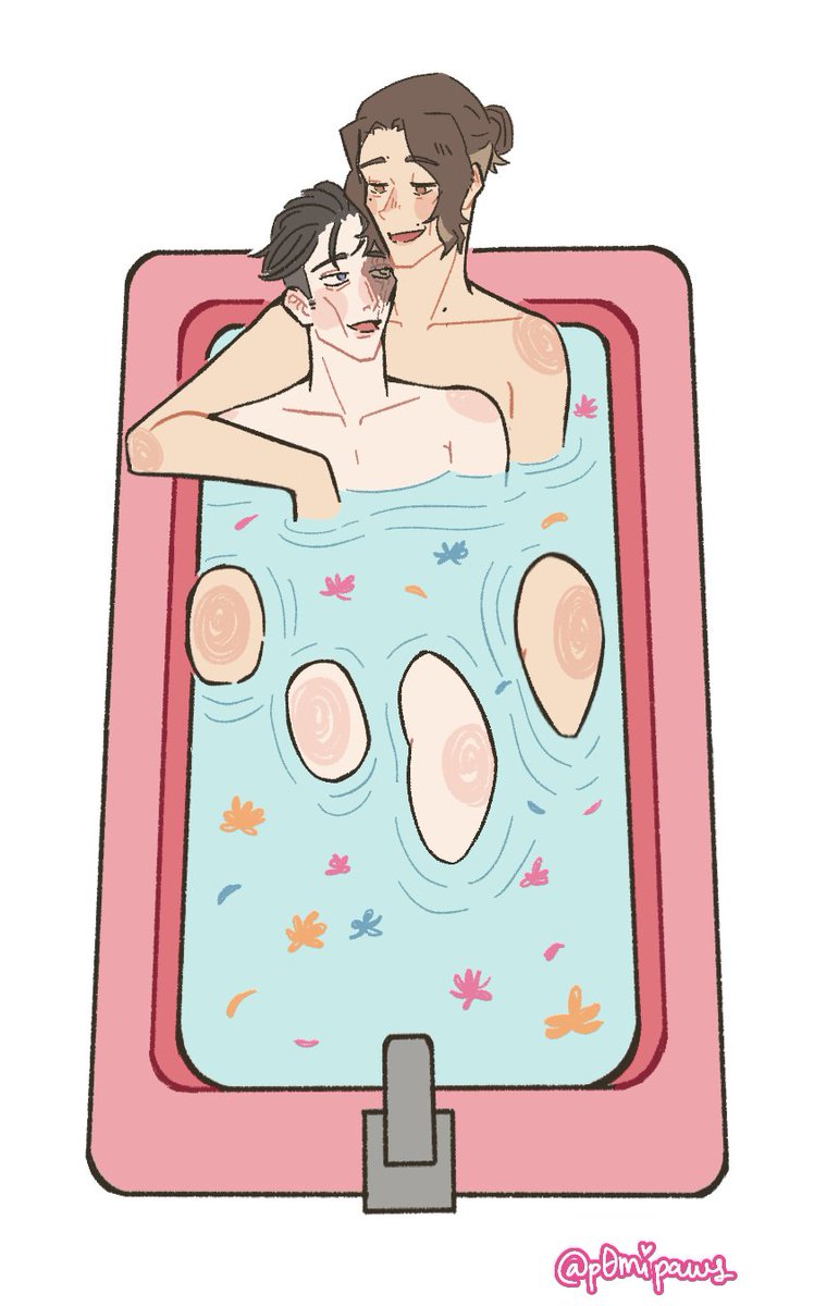 p0pawmiwa1y4y's tweet photo. Quick Silco and Viktor in bathtub
#vilco #silvik #arcane #ArcaneSeason2 https://t.co/9sdqx73OwA