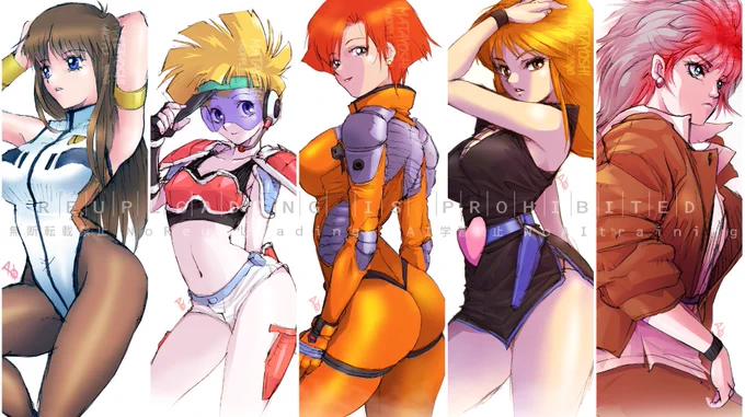 #フォローしなくていいから俺の描いた女キャラ見てくれ ロボ絵描く人なのでキャラ絵はあまり増殖しません