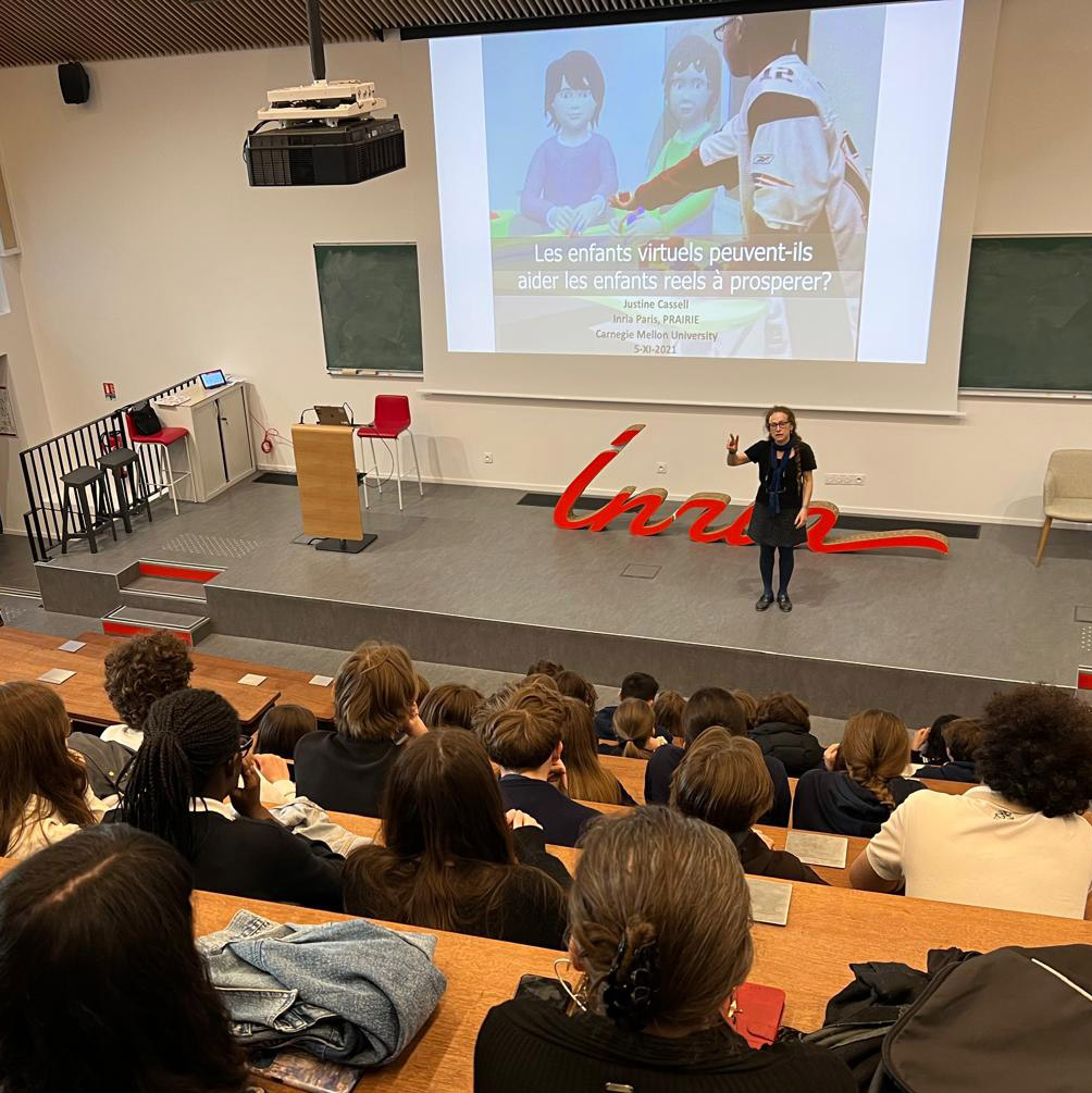 Centre Inria de Paris (@inria_paris) on Twitter photo 🚀 #Chiche ! | Merci à Justine Cassell, <a href="/LydiaNishimwe/">Lydia Nishimwe</a>, Gabrielle Le Bellier (<a href="/InriaParisNLP/">Inria Paris NLP (ALMAnaCH team)</a>) et Maëlys Solal (<a href="/AramisLabParis/">ARAMISLAB</a>) qui ont fait découvrir leurs parcours et leur recherche aux lycéen·nes lors d'une "Chiche, dans nos murs" <a href="/inria_paris/">Centre Inria de Paris</a> 🙏👩🏻💻! 🚀 #Chiche ! | Merci à Justine Cassell, <a href="/LydiaNishimwe/">Lydia Nishimwe</a>, Gabrielle Le Bellier (<a href="/InriaParisNLP/">Inria Paris NLP (ALMAnaCH team)</a>) et Maëlys Solal (<a href="/AramisLabParis/">ARAMISLAB</a>) qui ont fait découvrir leurs parcours et leur recherche aux lycéen·nes lors d'une "Chiche, dans nos murs" <a href="/inria_paris/">Centre Inria de Paris</a> 🙏👩🏻💻!