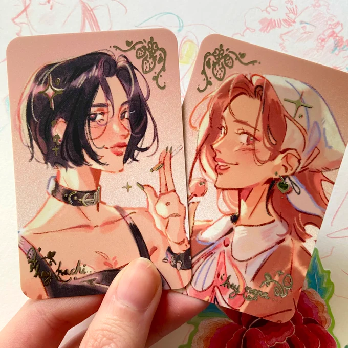the foil photocards have arrived and i'm in love  
