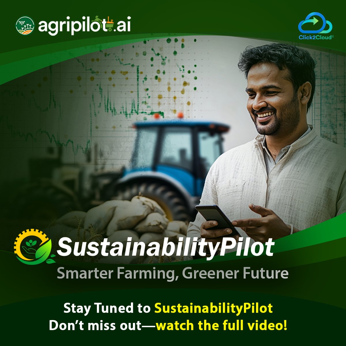agripilotai's tweet photo. #Sustainability  Pilot analyzes #carbon footprint, #water  use, and #soil #Health , providing actionable #Insights  for sustainable, #ecofriendly, and profitable #farming https://t.co/zUaNl6O7ev