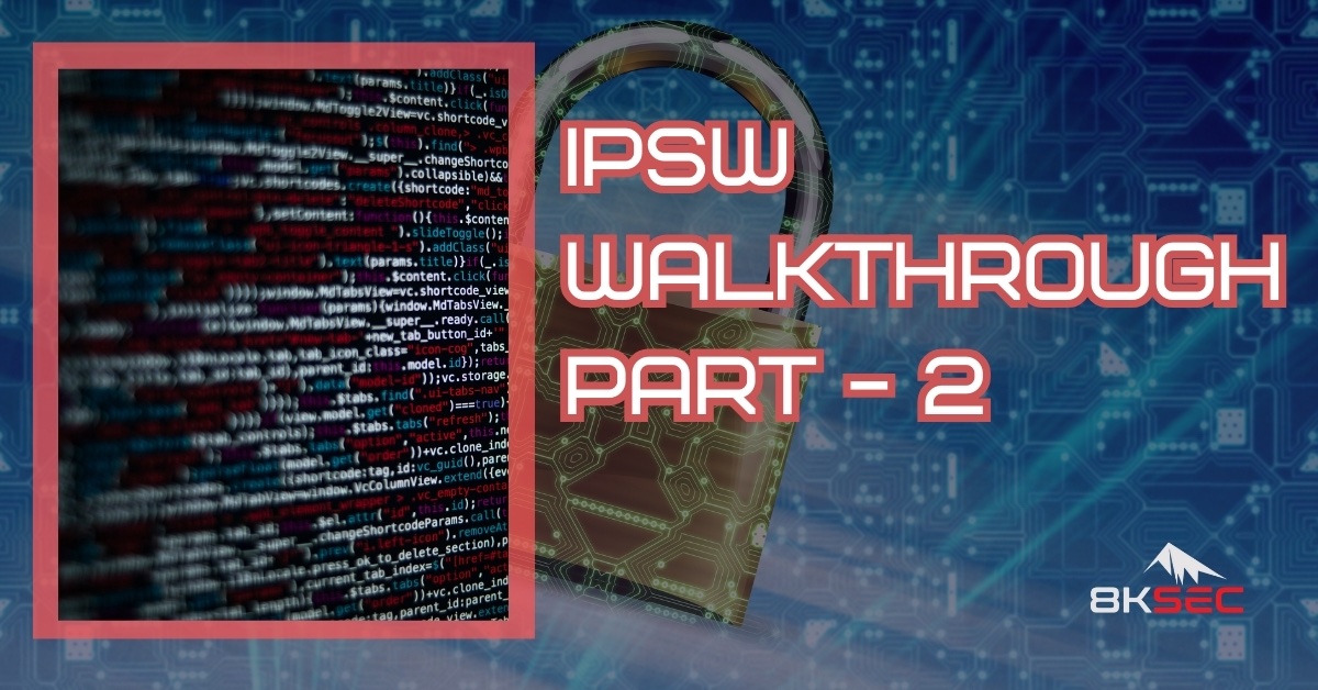 8kSec's tweet image. 💻Deepen your understanding of IPSW commands in Part 2 of our IPSW blog series: 8ksec.io/ipsw-walkthrou… 
📈Looking to enhance your skills? Explore our expert-led courses: academy.8ksec.io/course/offensi… 
#ipsw #iossecurity #cybersecurity