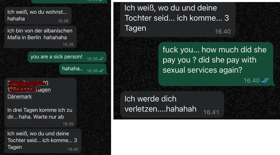 LungileWZ's tweet photo. @PumezaSoprano My ex partner, Pumeza Matshikiza, has hired Rasuli Shuaib from Berlin’s mafia to come after my family and me. Threats of kidnapping my daughter and having me killed are just part of it. Apparently, this is all perfectly acceptable behaviour to Pumeza 🤢🤢 https://t.co/ajQ4hbs6rU