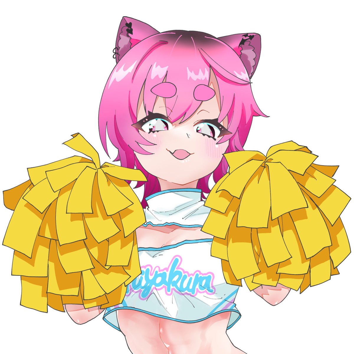 「 おにまいにゃぁ〜さんこんあり〜!スタッフM 」|ミヤクラ公式💛💙🩷🎧宮古6.27🌙月夢9.11のイラスト