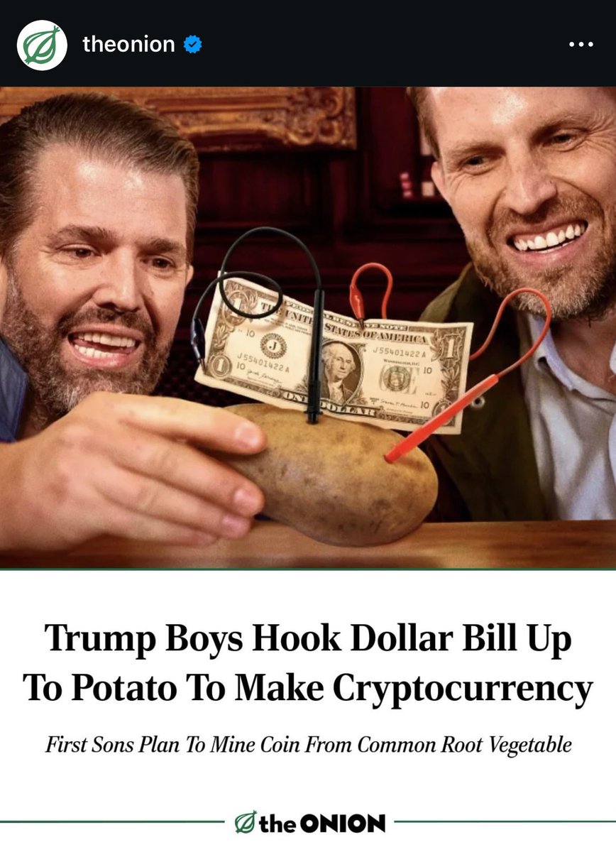 abstractpotato's tweet image. $STRCH was here first, nice try @realDonaldTrump.

#Cardano #BuildOnCardano