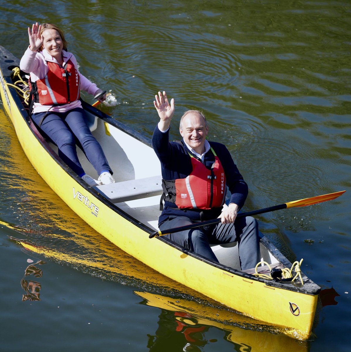 Ed Davey (@edwardjdavey) on Twitter photo Paddling the Severn with <a href="/HelenMorganMP/">Helen Morgan MP 🔶</a>, I was strictly told not to fall in. After what water companies have been dumping here, I didn't need convincing!
Ofwat is failing badly. We need a tough new Clean Water Authority that actually holds the water companies to account. Paddling the Severn with <a href="/HelenMorganMP/">Helen Morgan MP 🔶</a>, I was strictly told not to fall in. After what water companies have been dumping here, I didn't need convincing!
Ofwat is failing badly. We need a tough new Clean Water Authority that actually holds the water companies to account.