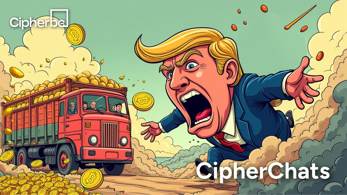 CipherBC's tweet photo. 🚨 Trump’s back… and so is the 125% tarrifs.  📉 Crypto strategies as policies flip-flop  📊 Risk-off vibes shaking investing confidence  Can you HODL through this mess? 🌀

#CipherChats #podcast  
https://t.co/iZA0KpMzaO https://t.co/XKrRB3Qqf8