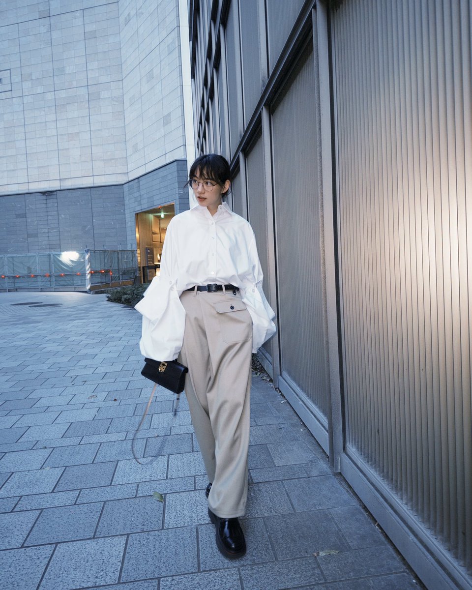 non_dayo_ne's tweet photo. 昨日の私服
シャツで過ごせる気候になってきたね。
袖のボリュームとパンツのポケットが好き。🫶🏼🪿   のん

#私服 https://t.co/ydSg30crLA