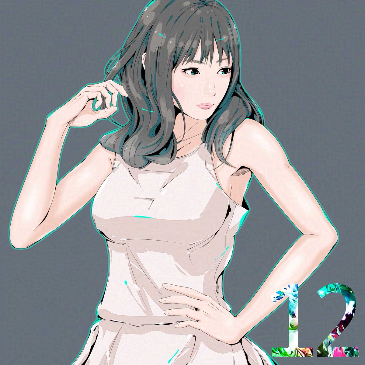 「お疲れ様です。よい週末を(・ω・)ノ 無題350(Rework)(2023)#イ」|Cinnamon0706のイラスト