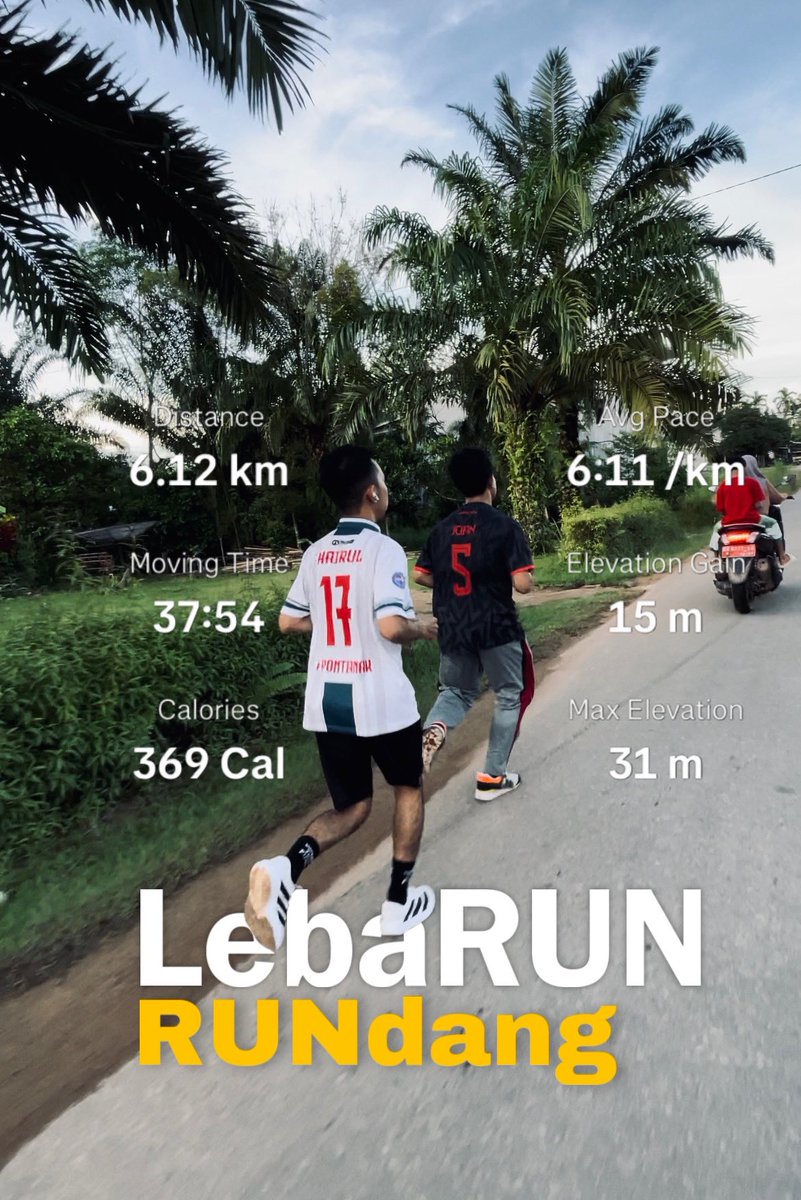 Bakar RUNdang sisa lebaRUN #running