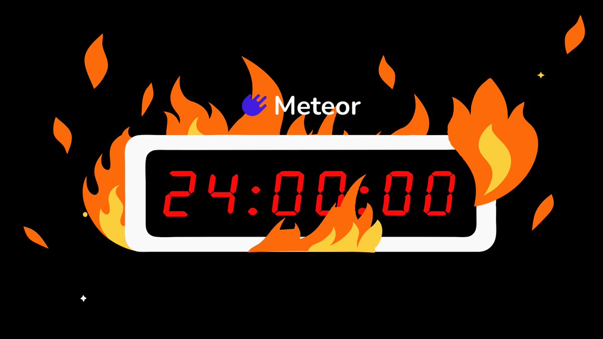 Just 24 hours until MeteorWallet App's public mainnet launch 🌓 top 3 feedback providers will receive $GEAR tokens and Tinker NFTs  🧠
