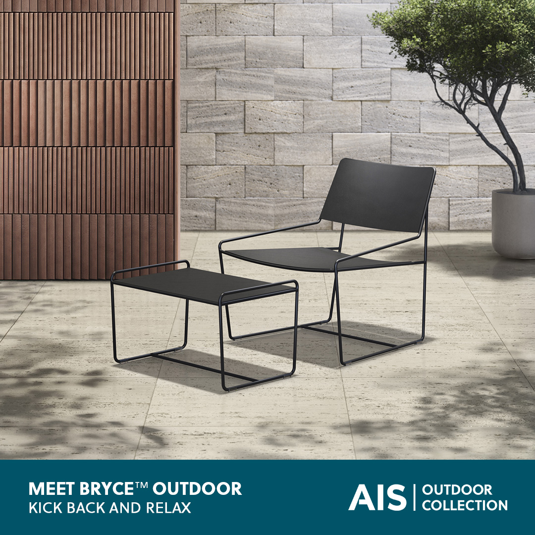 Bryce invites you outdoors to kick back &amp; put your feet up on a Bryce ottoman.

Crafted with weather resistant materials and weighted for outdoor use.​

Bryce outdoor: ais-inc.com/products/bryce…​

Bryce Indoor: ais-inc.com/products/bryce…

#AISOfficeFurniture #AISOutdoor #WorkAnywhere