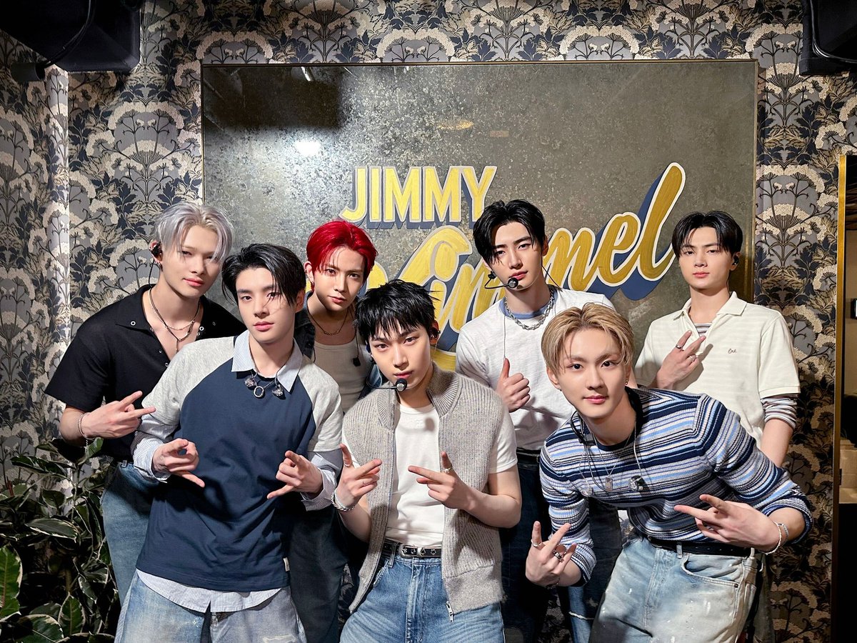 we had an amazing time performing on Jimmy Kimmel Live! the energy, the stage, and getting to share this moment with all of you made it unforgettable~ thank you ENGENE for always supporting us✨️ we hope you enjoyed the performance as much as we did! 😼💛
