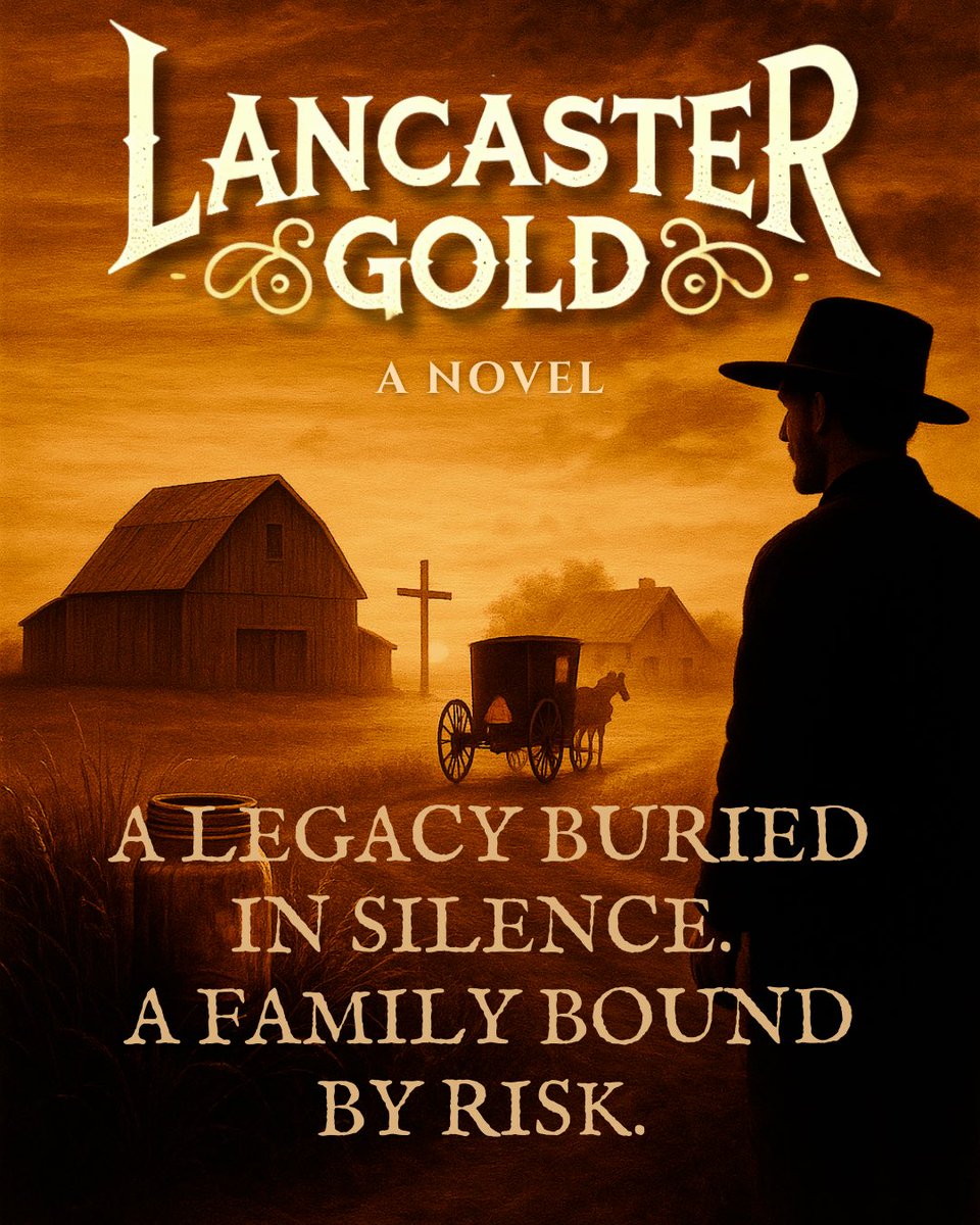 Lancastergoldxx's tweet photo. Lancaster County hides more than tradition. Beneath the surface lies a truth too dangerous to forget.
Lancaster Gold is a gripping saga of faith, family, and secrets that refuse to stay buried.
👉 Available soon. 🖤 #LancasterGold #amishfiction #booklaunch #familysaga #author https://t.co/cRWB0KDxiB