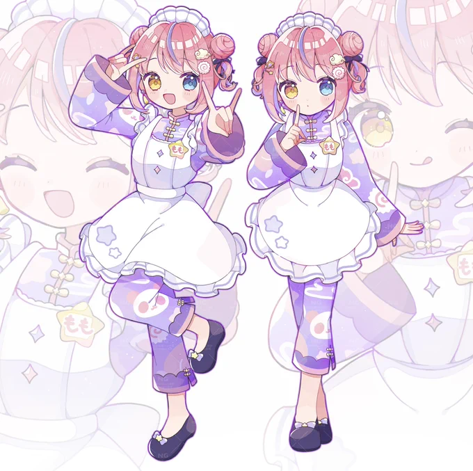 ⟡.·work⟡.·胡桃澤もも様(#kurumizawamomo )「許婚っきゅん」MVイラスト担当させていただきました! 