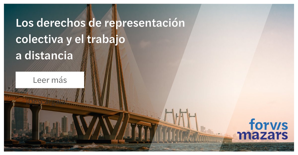 📢 ¿Cómo afecta el teletrabajo a tus derechos colectivos?

En la era del trabajo a distancia es esencial conocer cómo se garantizan los derechos de representación colectiva.

Lee el artículo completo aquí 👉 creandosolucionesdevalor.com/2025/04/11/los…

#WeAreForvisMazars