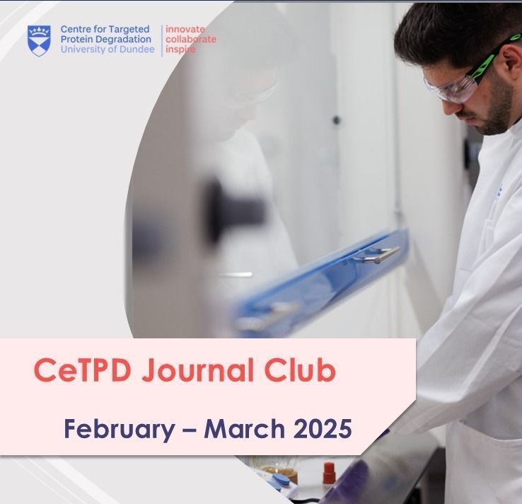 The Feb-March Journal Club edition is finally here!! Thanks to our amazing editors: @justgiorgia, Angus, Gajanan and Stefan. Read to catch up with the latest literature in TPD! 

#openaccess #TPD #journalclub <a href="/UoDLifeSciences/">UoD Life Sciences</a> 

sites.dundee.ac.uk/alessio-ciulli…