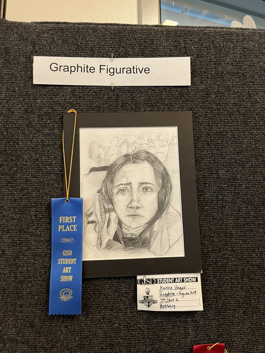 Shoutout to our incredible art students for showing up and showing out at the district art show! Your creativity, talent, and hard work blew everyone away. We know Ms. Jennings is beyond proud and so are we!#BusseyNation #CreativityInAction