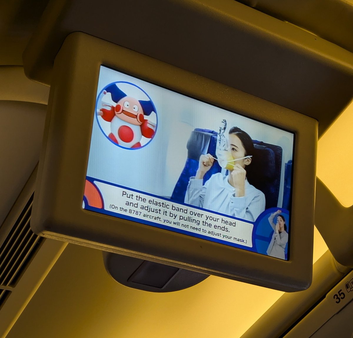 I wasn't prepared for Mr.Mime showing me how to fix my air mask.