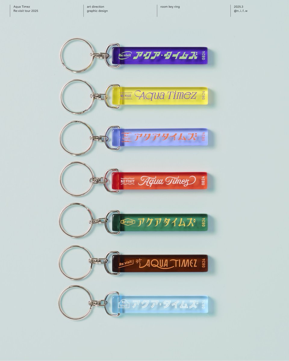 k*a様 AquaTimez ことばのアクリルキーホルダー 全種 未開封 コース Aqua Timez Online Store