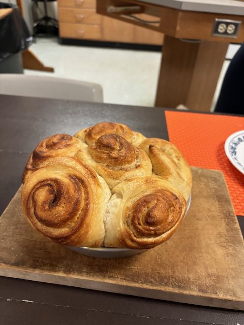 We wanted to share the latest goodies created by our Foods classes 💚🧡🩶 😋