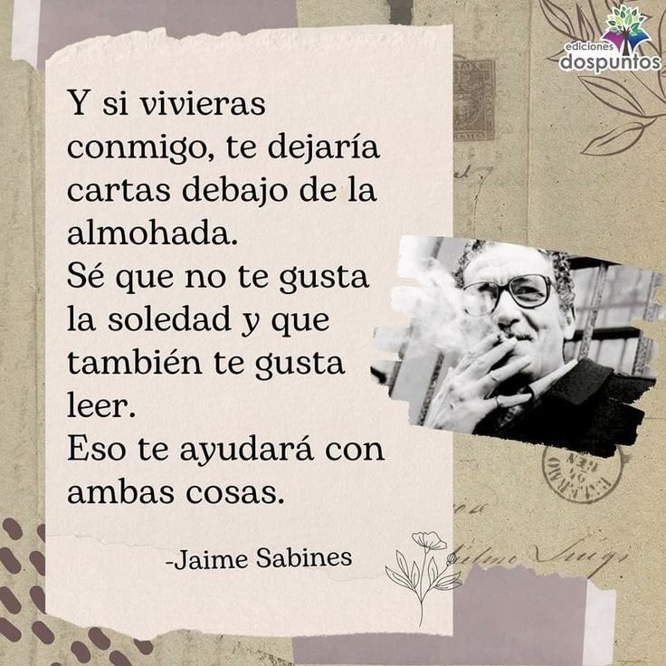 Cementedelibros's tweet photo. ¿Alguien que te deje cartas debajo de la almohada? 
Sabines hablaba de este remedio para la soledad 🥺❤️‍🩹.
#cementeriodelibros https://t.co/tstszKYEb0