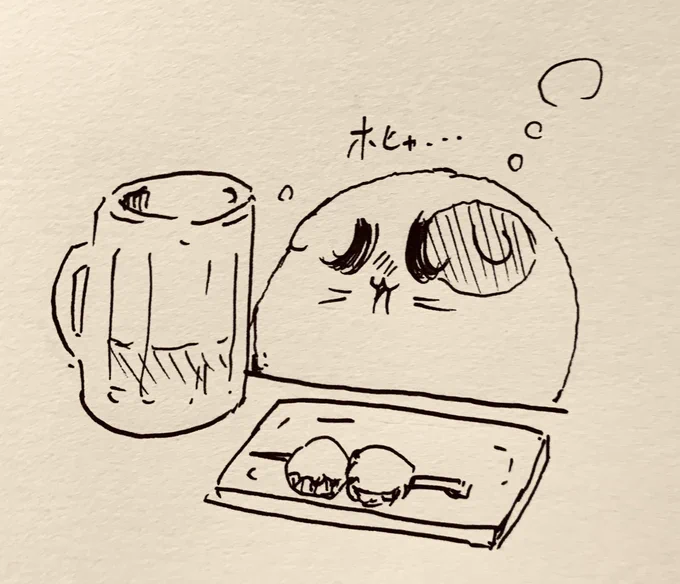 だいぶ飲んでまわってるもちぷちさん🐱🍺 